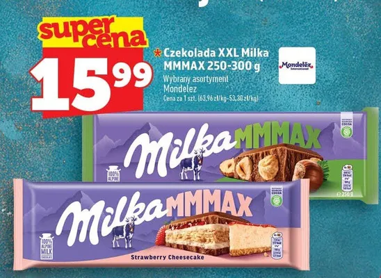 Czekolada Milka MMMAX Toffee Whole Nut promocja w TOPAZ