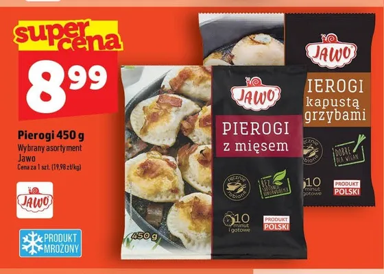 Pierogi z kapustą i grzybami Jawo promocja w TOPAZ