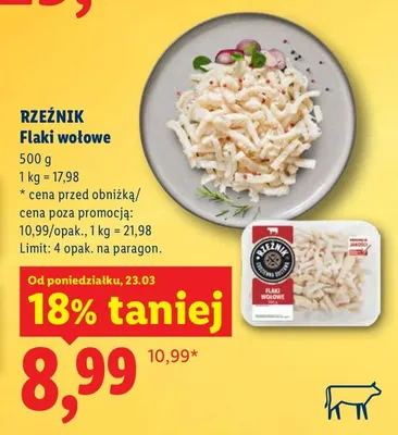 Flaki wołowe Albo promocja w Lidl