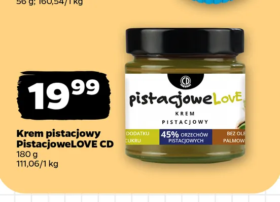 Krem pistacjowy PistacjoweLOVE CD promocja w Netto