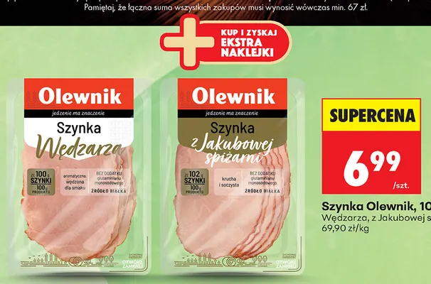 Szynka Olewnik Wędzarza promocja w Biedronka
