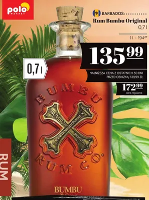 Rum Bumbu Original promocja w POLOmarket