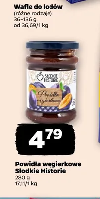 Powidła węgierkowe Słodkie Historie promocja w Netto