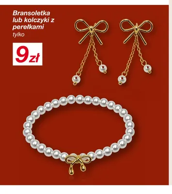 Bransoletka z perełkami promocja w KiK