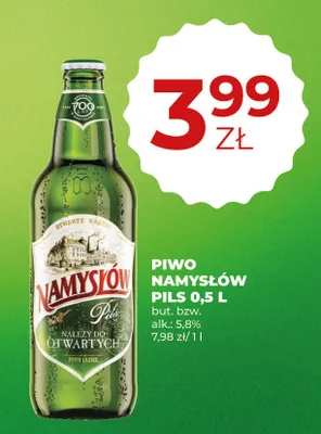 Piwo Namysłów Pils promocja w Duży Ben