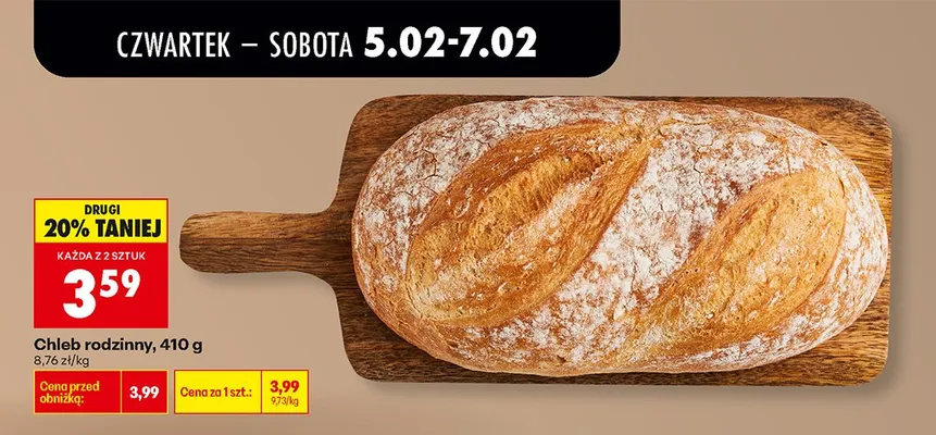 Chleb rodzinny promocja w Biedronka