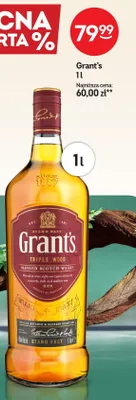 Whisky Grant's Triple Wood promocja w Żabka