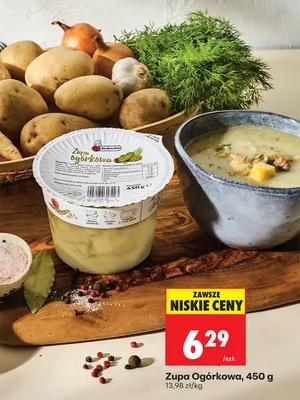 Zupa ogórkowa Biedronka promocja w Biedronka