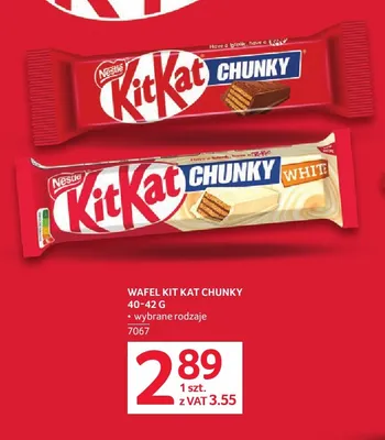 Wafel KitKat Chunky White promocja w Selgros