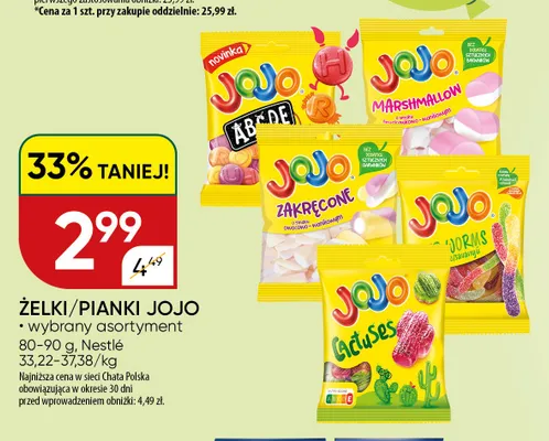 Żelki Jojo ABCDE promocja w Chata Polska