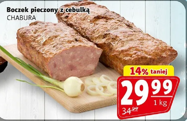 Boczek pieczony z cebulką promocja w Prim Market