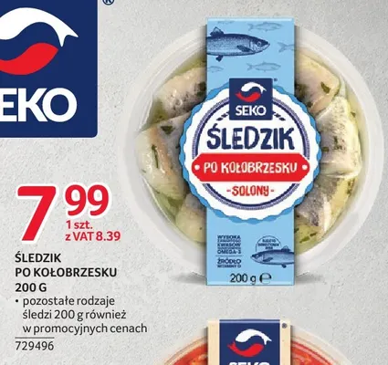 Śledzik po kołobrzesku Seko promocja w Selgros