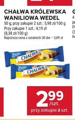 Chałwa Królewska waniliowa promocja w Stokrotka