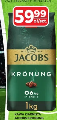 Kawa ziarnista Jacobs Kronung promocja w Top Market