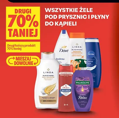 Żel pod prysznic i płyn do kąpieli promocja w Biedronka