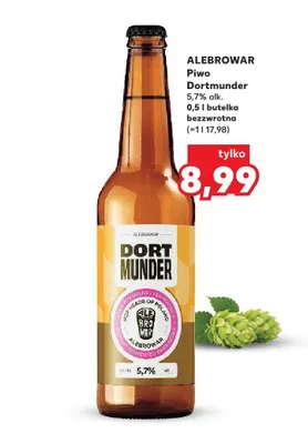 Piwo Alebrowar Dortmunder promocja w Kaufland