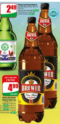 Piwo Brewer Extra Mocne promocja w Dino