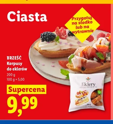 Korpusy do eklerów Brześć promocja w Lidl