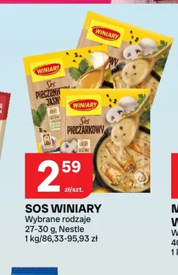 Sos pieczarkowy Winiary promocja w Chorten