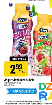 Jogurt Jovi Duet Bubble promocja w POLOmarket