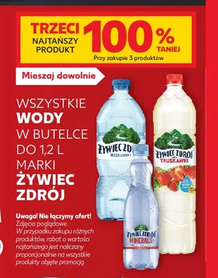 Woda niegazowana Minerals+ Żywiec Zdrój promocja w Kaufland