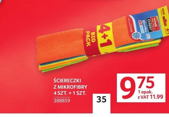 Ściereczki z mikrofibry 5-pak promocja w Selgros