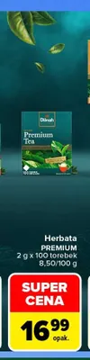 Herbata Premium Dilmah promocja w Carrefour Market