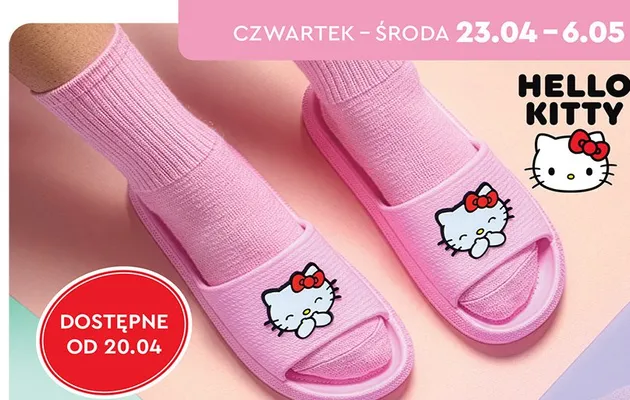 Klapki damskie promocja w Biedronka