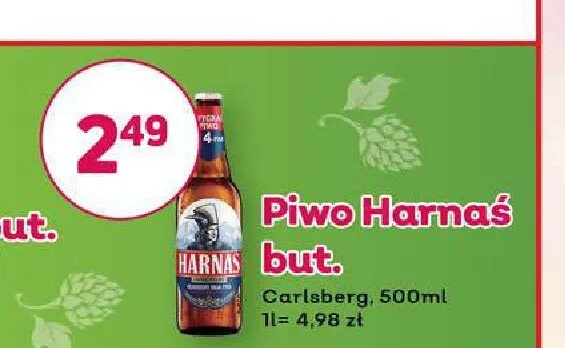 Piwo Harnaś promocja w Bliski