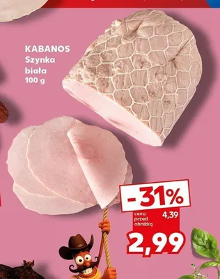Szynka biała Kabanos promocja w Kaufland