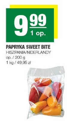 Papryka Sweet Bite Hiszpania/Niderlandy promocja w SPAR