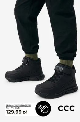 Buty Sprandi Earth Gear Active Time promocja w CCC