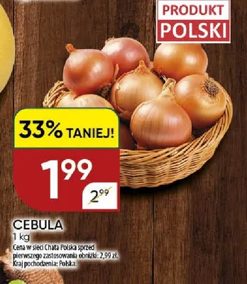 Cebula Chata Polska promocja w Chata Polska