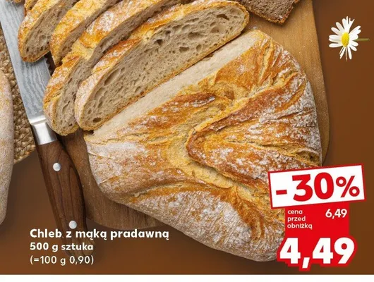 Chleb z mąką pradzawną promocja w Kaufland