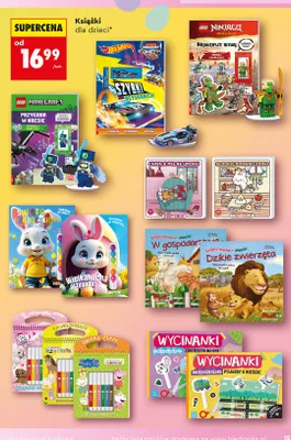 Książki dla dzieci, różne rodzaje promocja w Biedronka