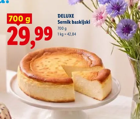 Sernik baskijski Deluxe promocja w Lidl