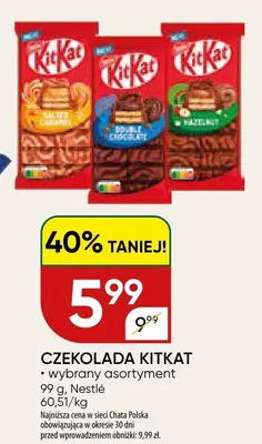 Czekolada KitKat promocja w Chata Polska