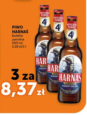 Piwo Harnaś Jasne Pełne promocja w Groszek