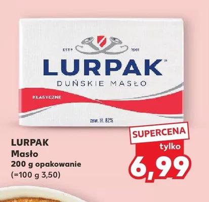 Masło LURPAK promocja w Kaufland