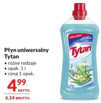 Płyn uniwersalny Tytan różne rodzaje promocja w Makro