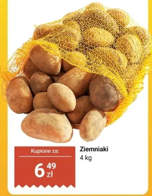 Ziemniaki 4 kg promocja w Dino