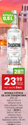 Wódka czysta Żołądkowa de Luxe 40% vol. promocja w Twój Market