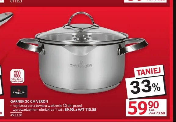 Garnek 20cm Veron Zwieger promocja w Selgros