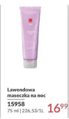 Lawendowa maseczka na noc promocja w AVON