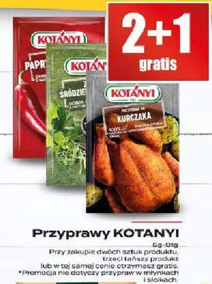 Przyprawy Kotányi promocja w Supeco