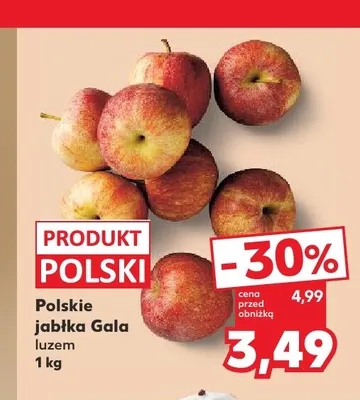 Jabłka Gala polskie promocja w Kaufland