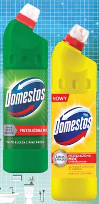 Płyn do mycia wc Przedłużona Moc Extended Power Citrus Fresh promocja w Dino