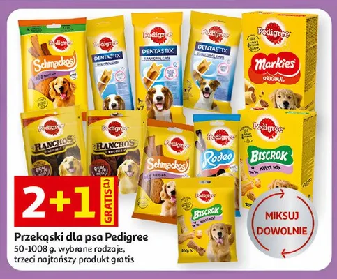 Przekąski dla psa Pedigree promocja w Auchan