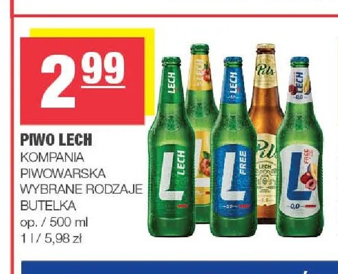 Piwo Lech promocja w SPAR