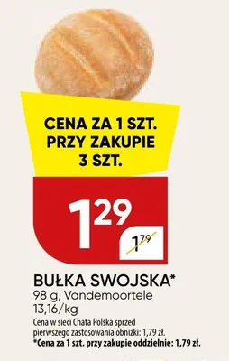 Bułka swojska promocja w Chata Polska